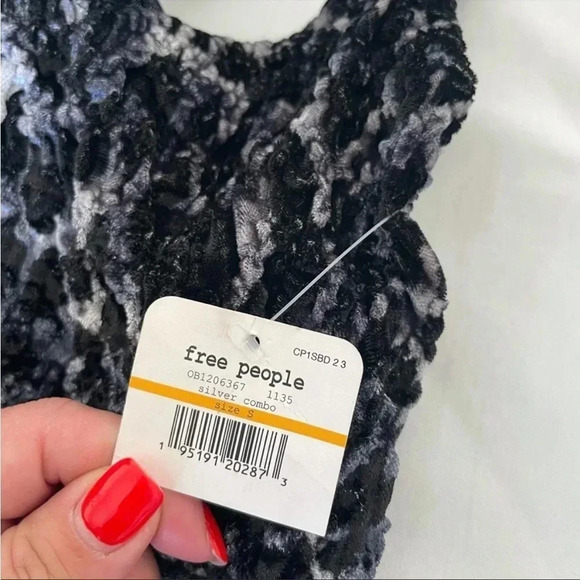 Free People Virgo Moon velvet animal print mini dress - Picture 6 of 11